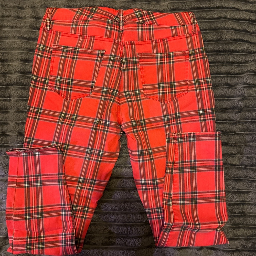 Wild Fable plaid jeans size 14 EUC - Picture 3 of 3